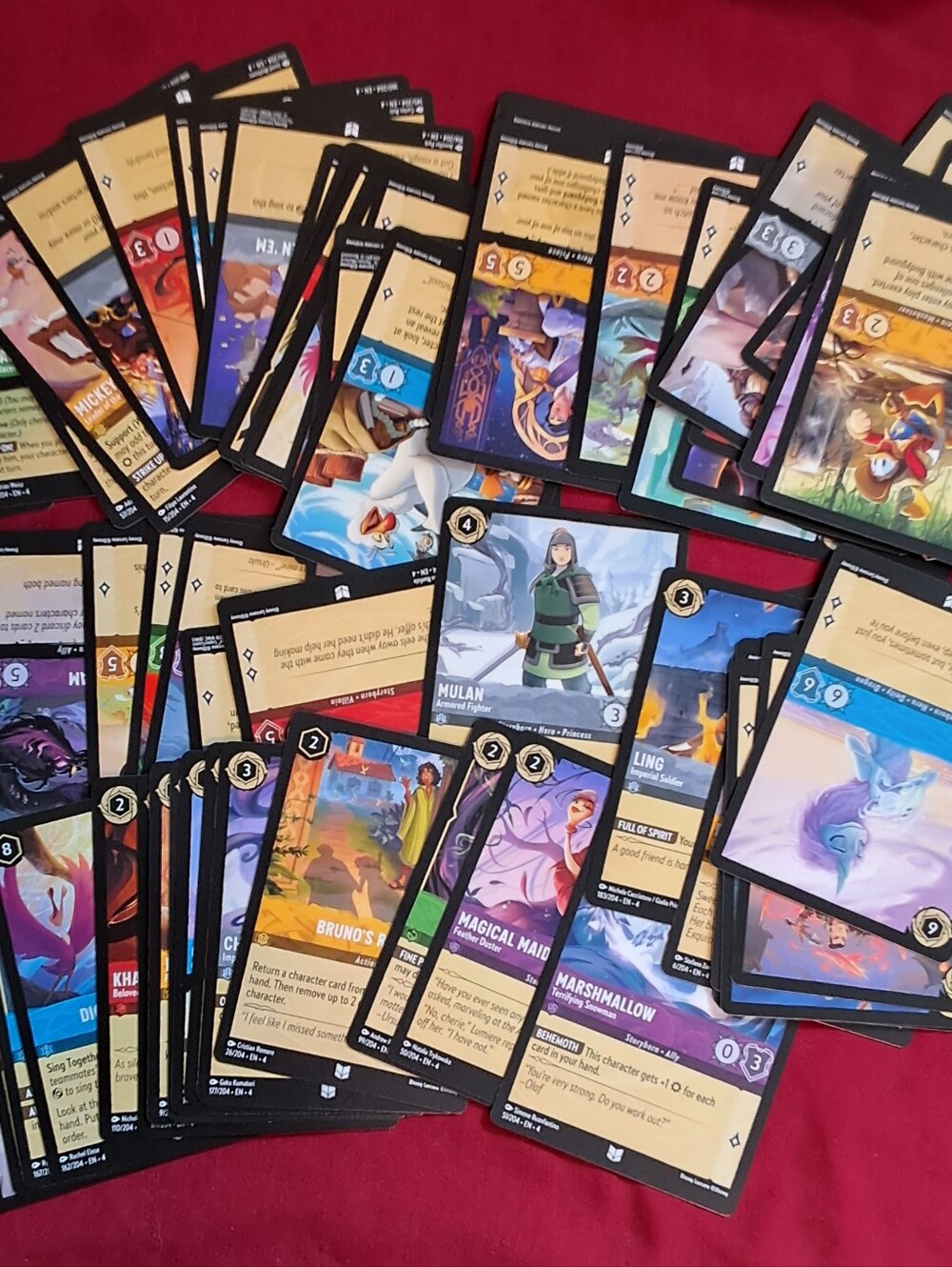 Lorcana TCG Ursula's Return Set of 50 Uncommon Cards NM-MINT